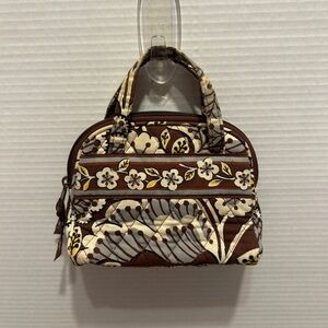 Retro Vera Bradley Floral Brown Handbag